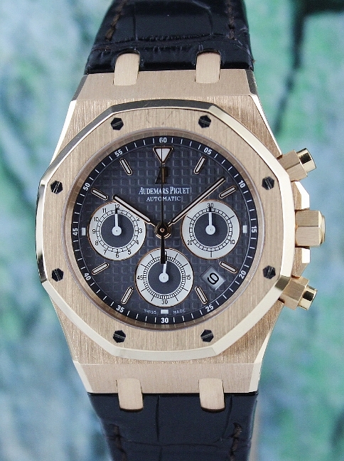 (image for) AP Royal Oak 18K Rose Gold Chronograph Watch / 26022OR.OO.D098CR.02
